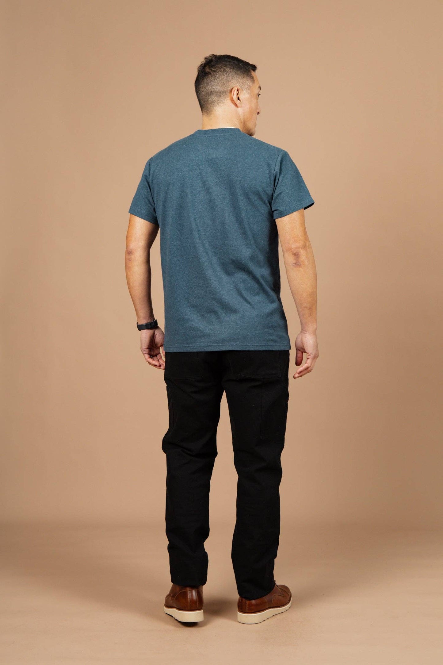 Organic Hemp Pocket Tee / Storm Blue: Storm Blue / XL