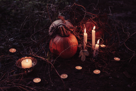 Pumpkins with Candles Photo by freestocks.org on Unsplash