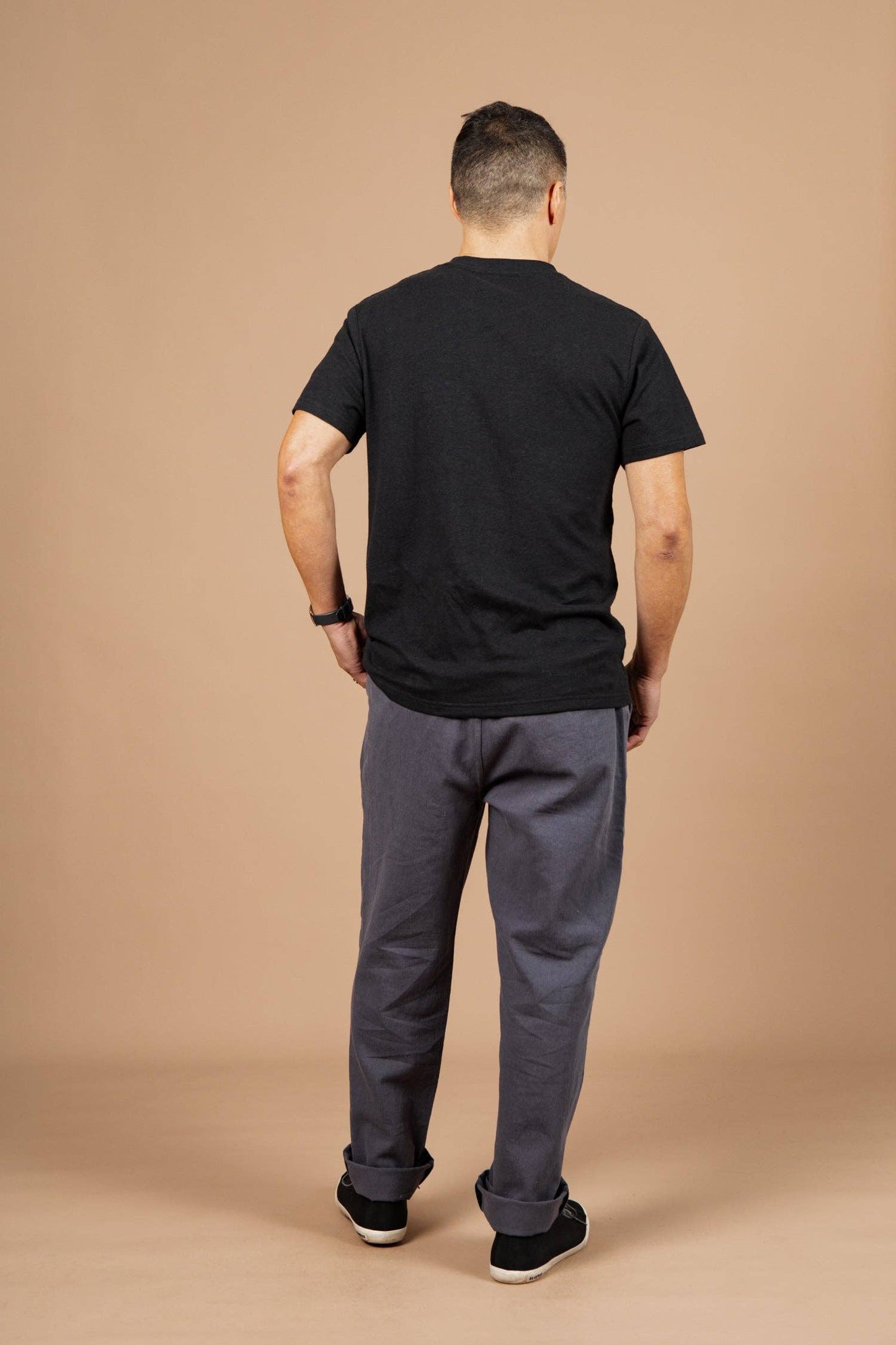 Organic Hemp Pocket Tee / Washed Black: Washed Black / XL