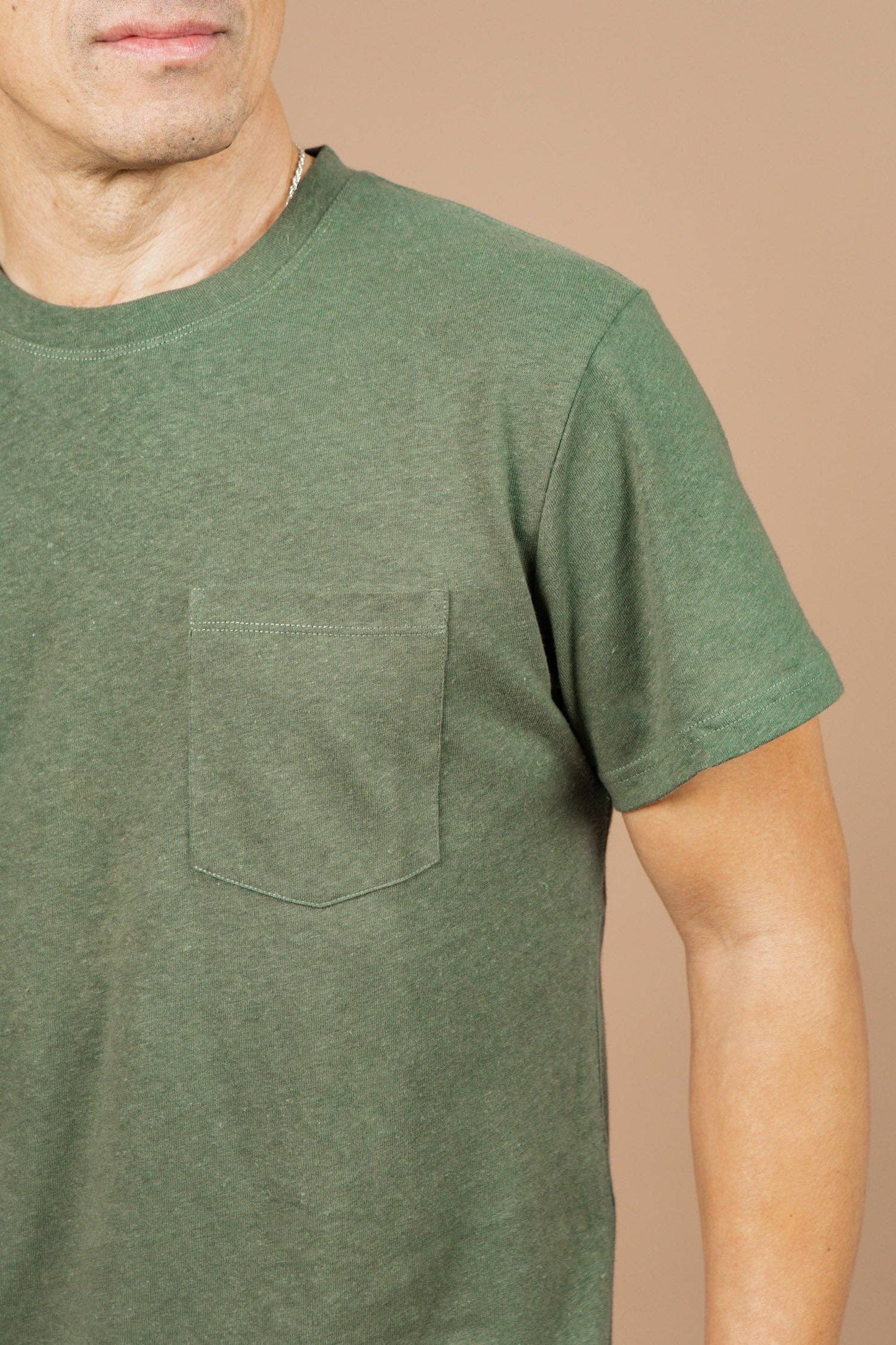 Organic Hemp Pocket Tee / Cypress: Cypress / XL