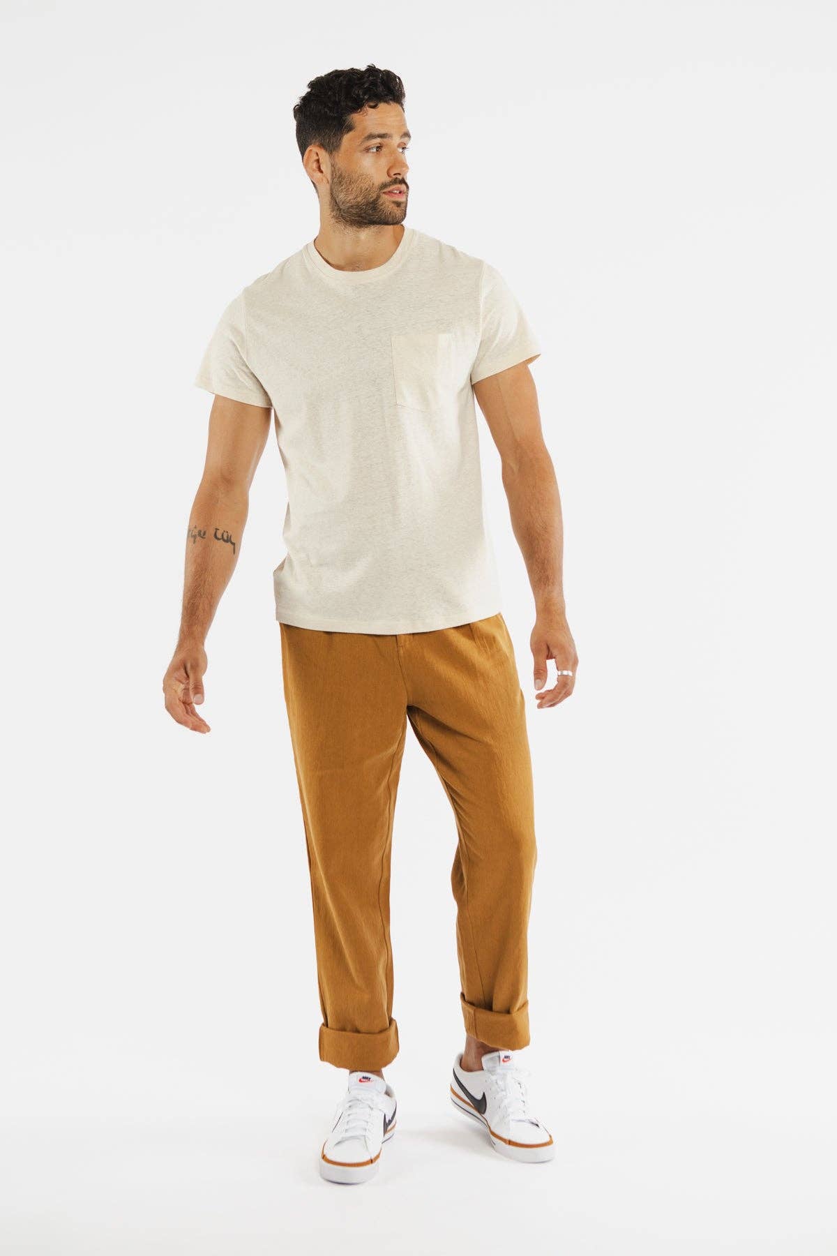 Organic Hemp Pocket Tee / Ivory: Ivory / XL