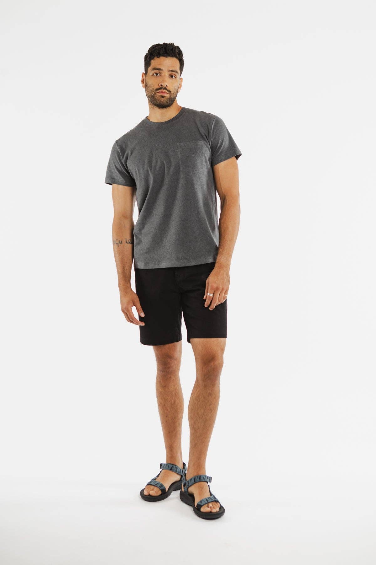 Organic Hemp Pocket Tee / Slate Grey: Slate Grey / XL