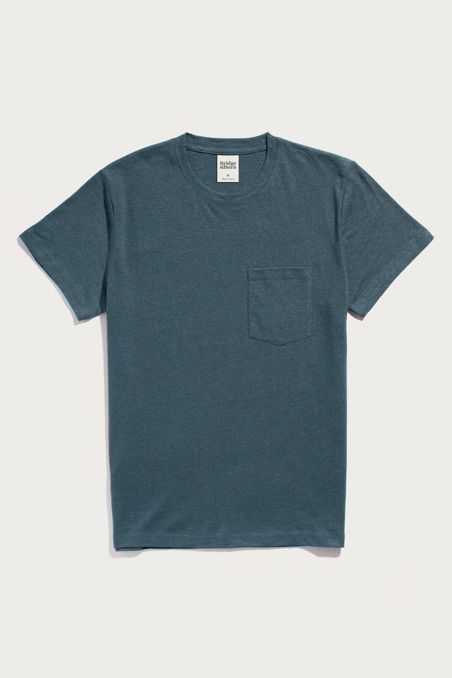 Organic Hemp Pocket Tee / Storm Blue: Storm Blue / XL