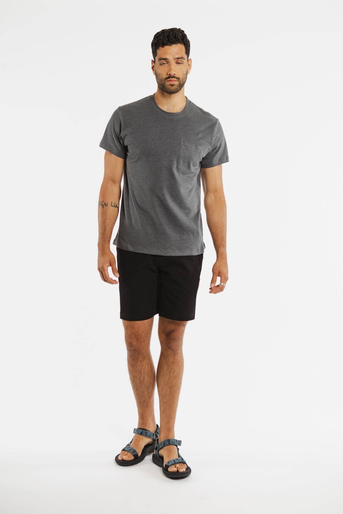 Organic Hemp Pocket Tee / Slate Grey: Slate Grey / XL