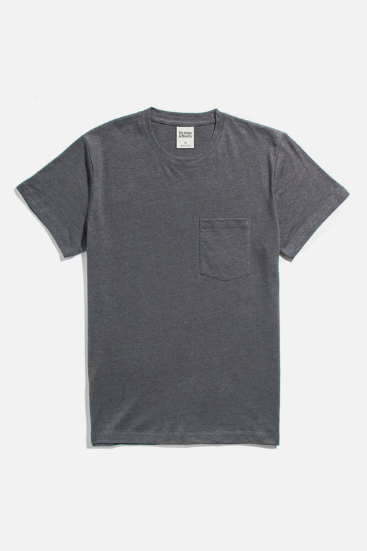 Organic Hemp Pocket Tee / Slate Grey: Slate Grey / XL