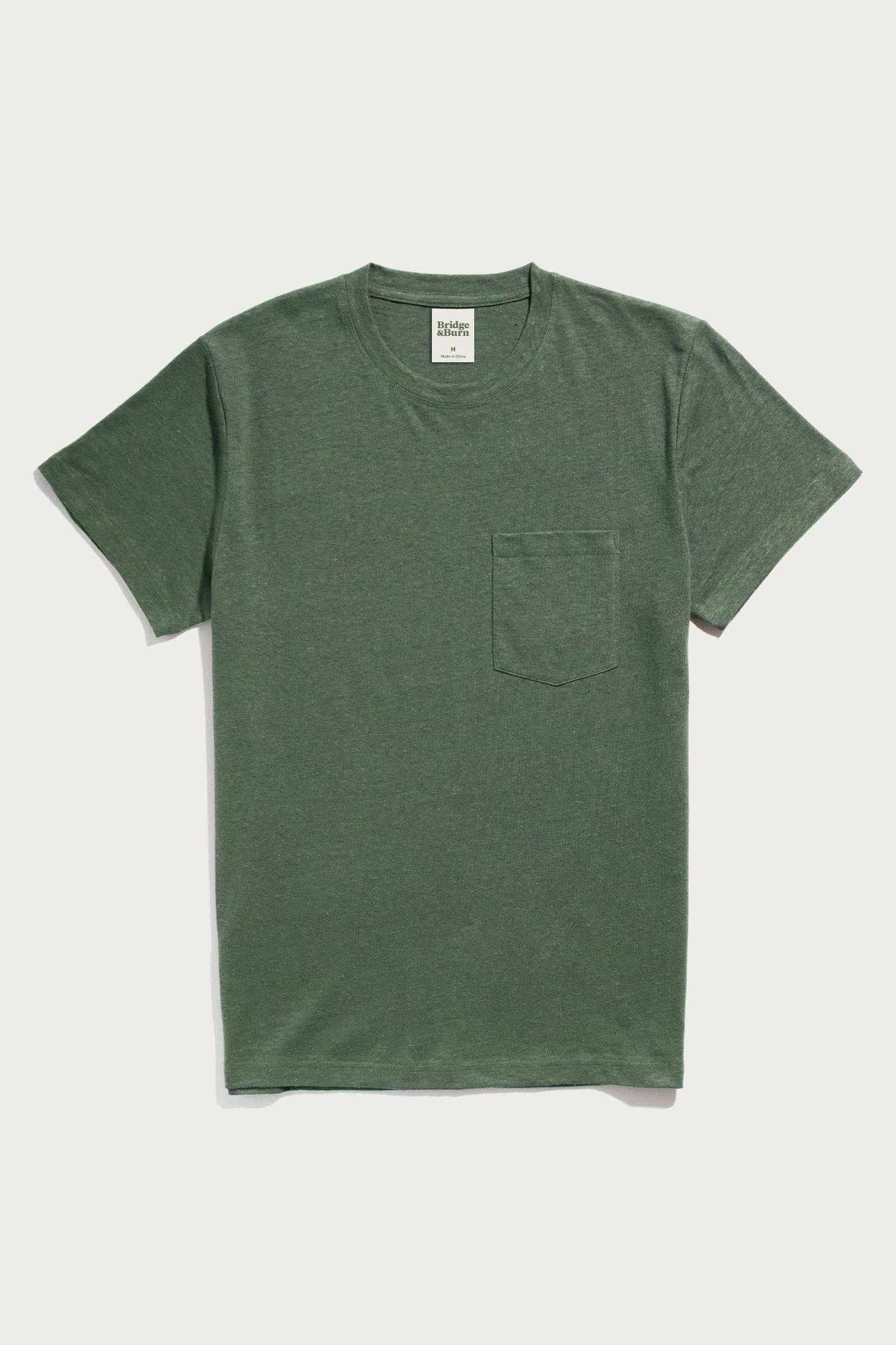 Organic Hemp Pocket Tee / Cypress: Cypress / XL