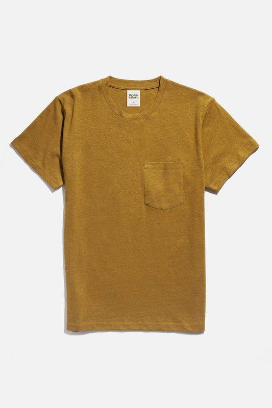 Organic Hemp Pocket Tee / Ochre: Ochre / XL