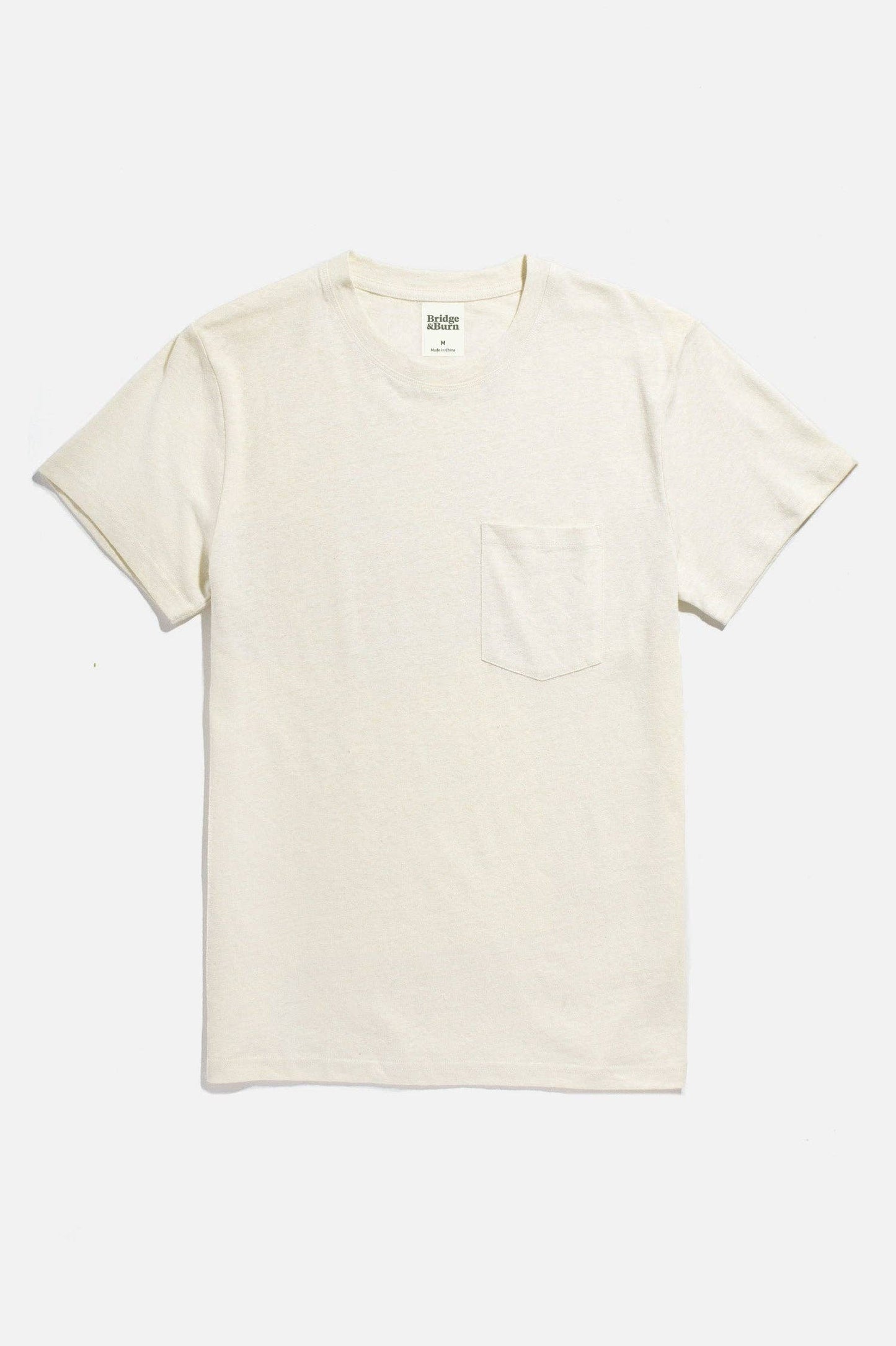 Organic Hemp Pocket Tee / Ivory: Ivory / XL