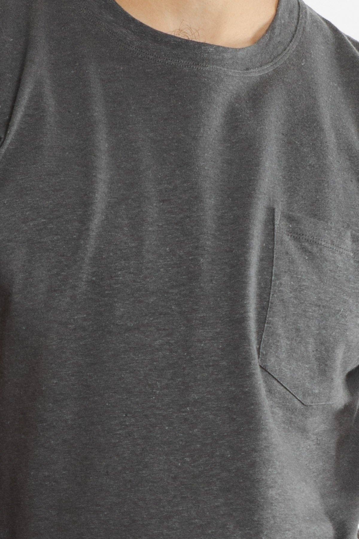 Organic Hemp Pocket Tee / Slate Grey: Slate Grey / XL